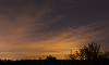 Ciel nocturne à proximité des étangs de Mauguio, Hérault, France, 6 décembre 2012