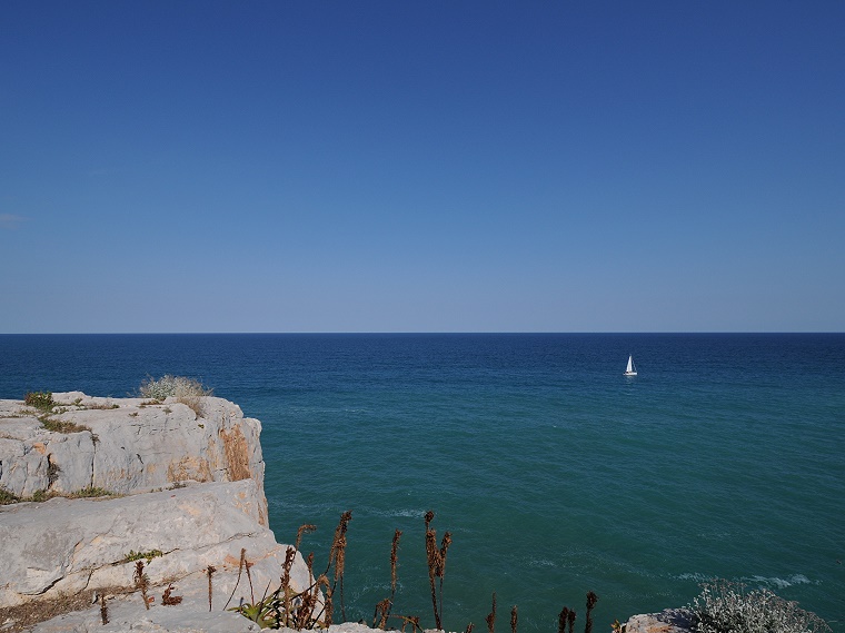 Ailleurs • Mer Méditerranée, Peñíscola, province de Castellón, Espagne, ‎17 ‎avril ‎2011