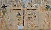 Extrait du chapitre 125 du Livre pour Sortir au Jour ("Livre des morts"),, Papyrus du scribe Hunefer (XIXe dynastie, vers 1280 avant J.-C., Thèbes),, British Museum, Londres, Angleterre, 12 juillet 2009