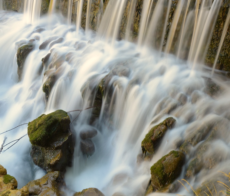 Mémoire du temps • Petite cascade de la Vis, Gorniès, Hérault, France, 16 septembre 2012