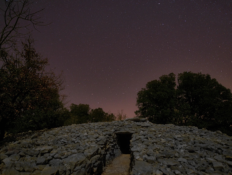 La Porte des étoiles • Le dolmen de Lamalou, environs de Notre-Dame-de-Londres, Hérault, France, 17 janvier 2013