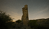 Village abandonné d’Opoul-Périllos, Pyrénées orientales, France (vision nocturne), 7 avril 2014