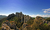 Le château "cathare" de Peyrepertuse, Aude, France, 15 mai 2012