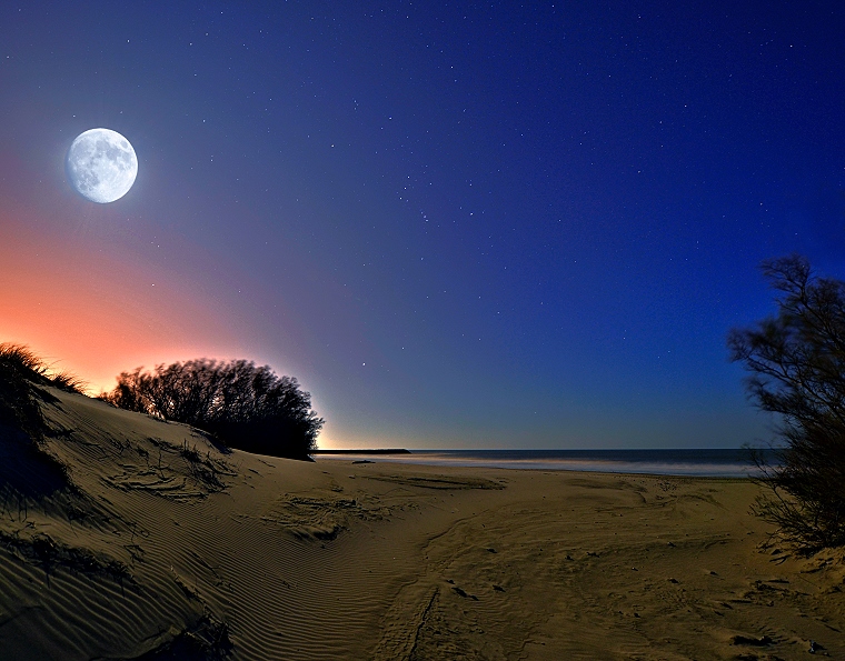 Exoplanète : Saintes-Maries-de-la-Mer, Camargue, Bouches-du-Rhône, France, 25 janvier 2013