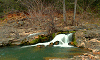 Gorges de l’Hérault, Moulin de Bertrand, Saint-Martin-de-Londres, Hérault, France, 2 mars 2014